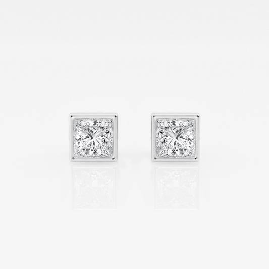 Square Diamond Earrings