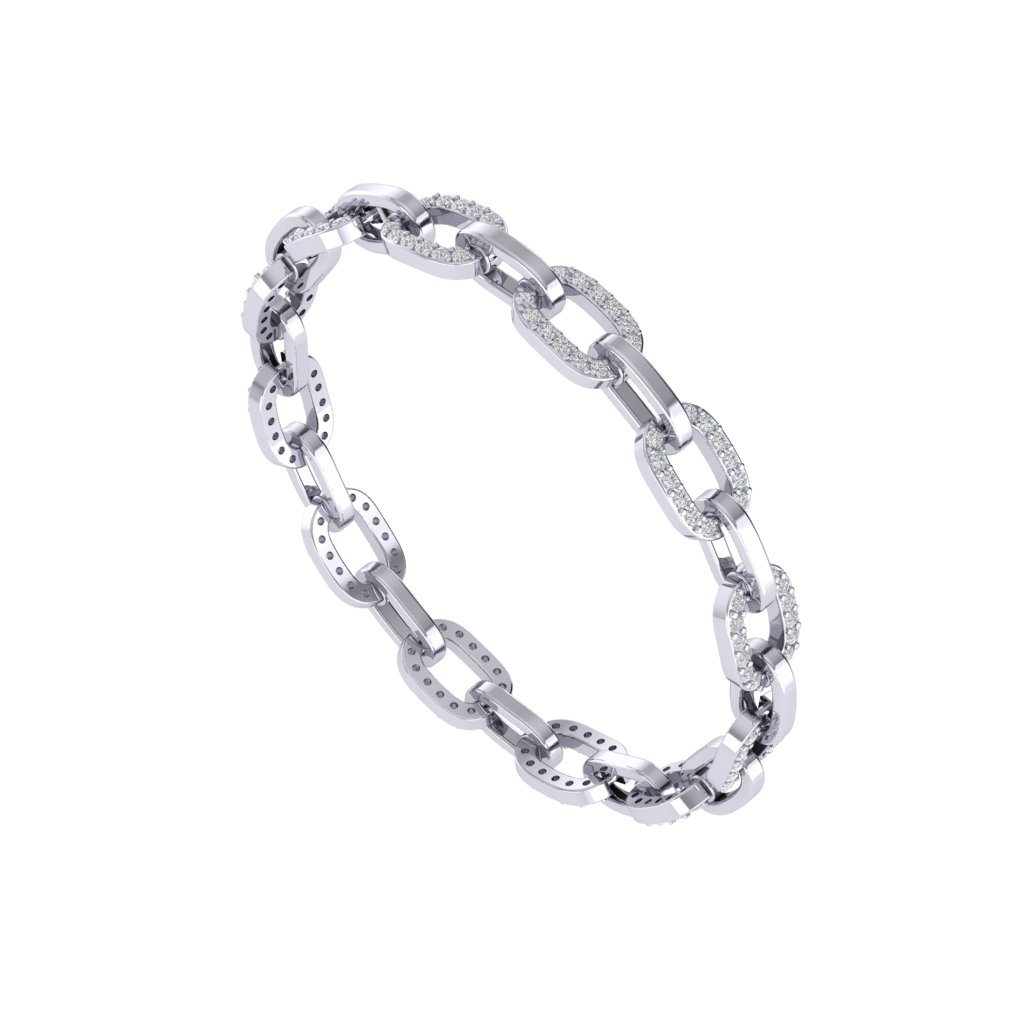 Diamond Chain Bracelet