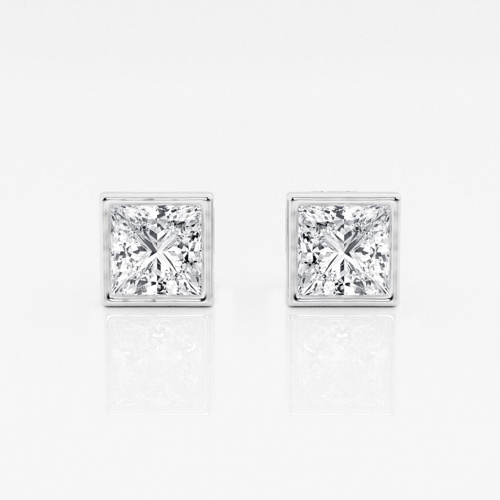 Boxed Diamond Earrings