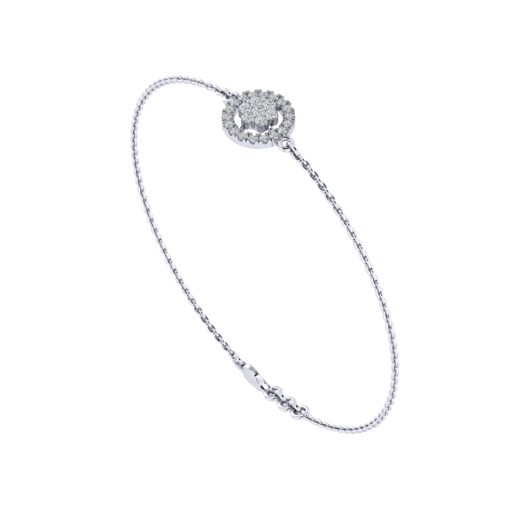 Encircled Diamond Bracelet