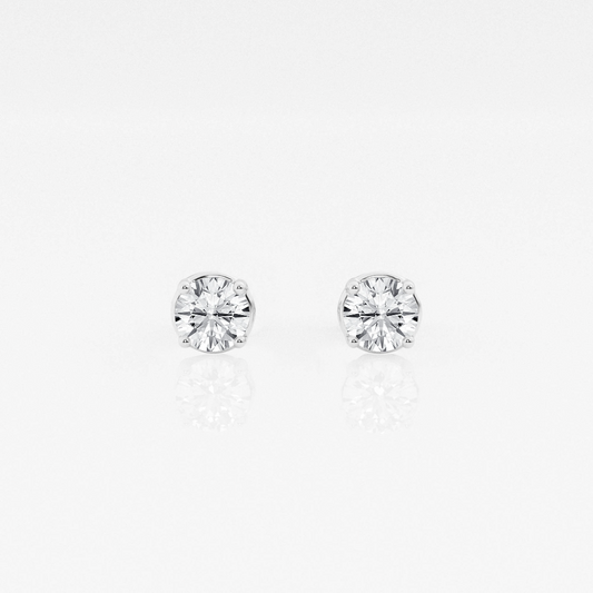 Simple Diamond Earrings