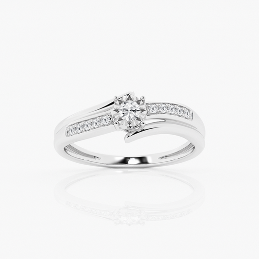 Sleek Diamond Ring