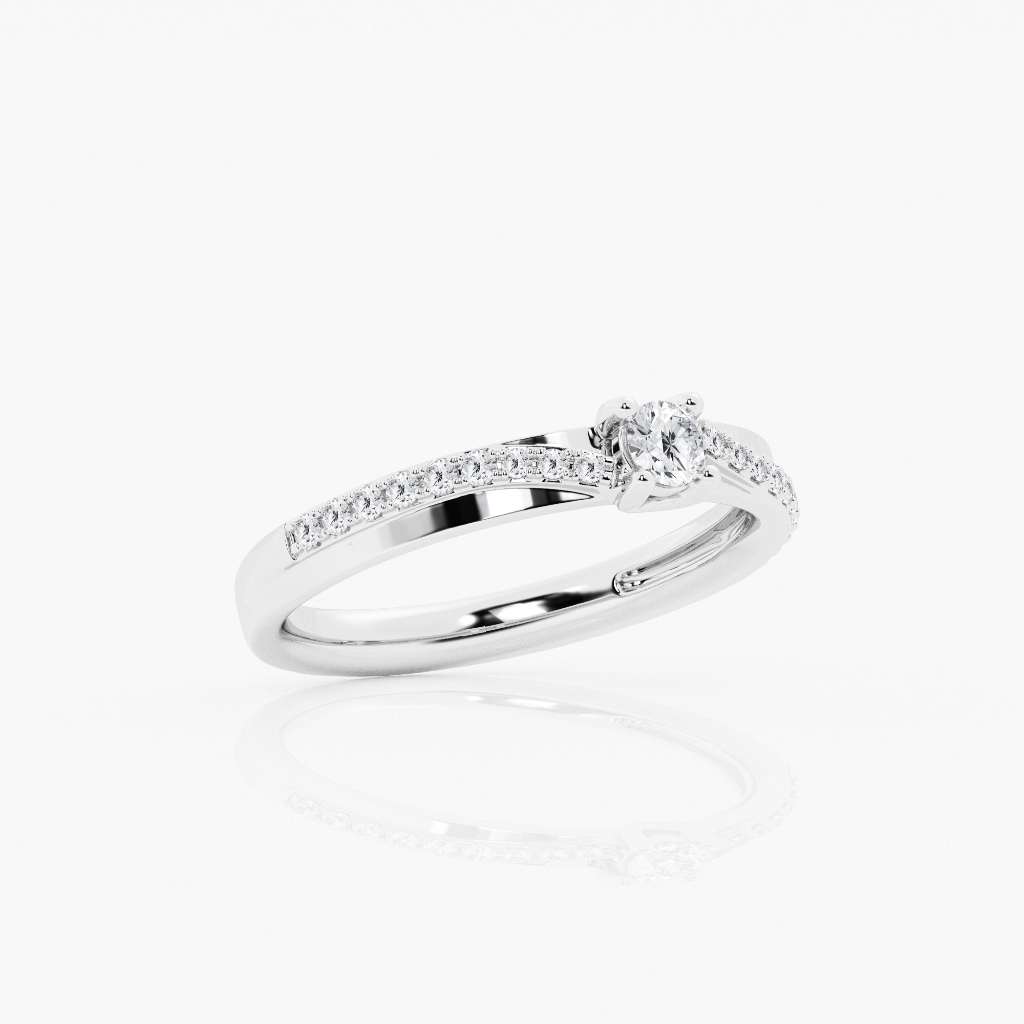 Swirl Brilliance Diamond Ring