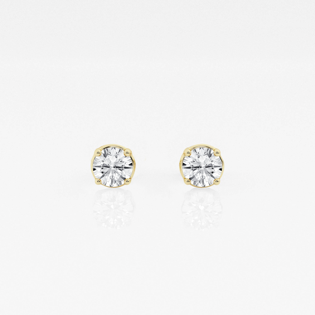 Simple Diamond Earrings