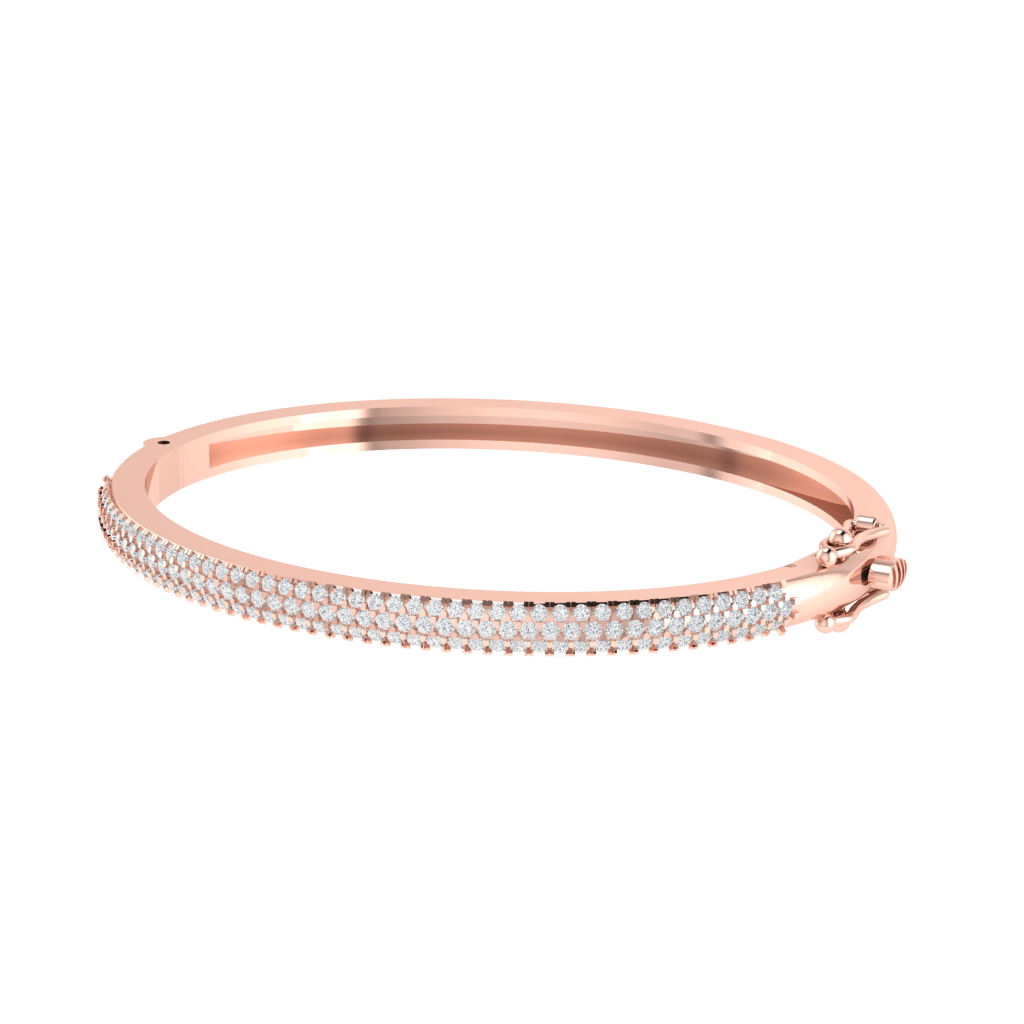 Simple Diamond Bangle