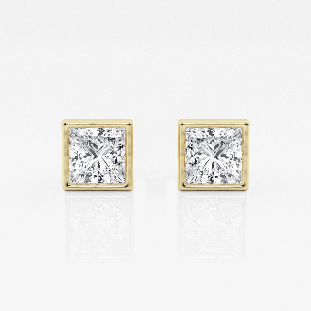 Boxed Diamond Earrings