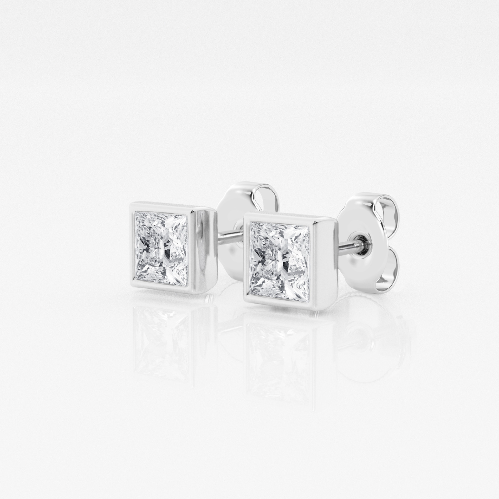 Square Diamond Earrings