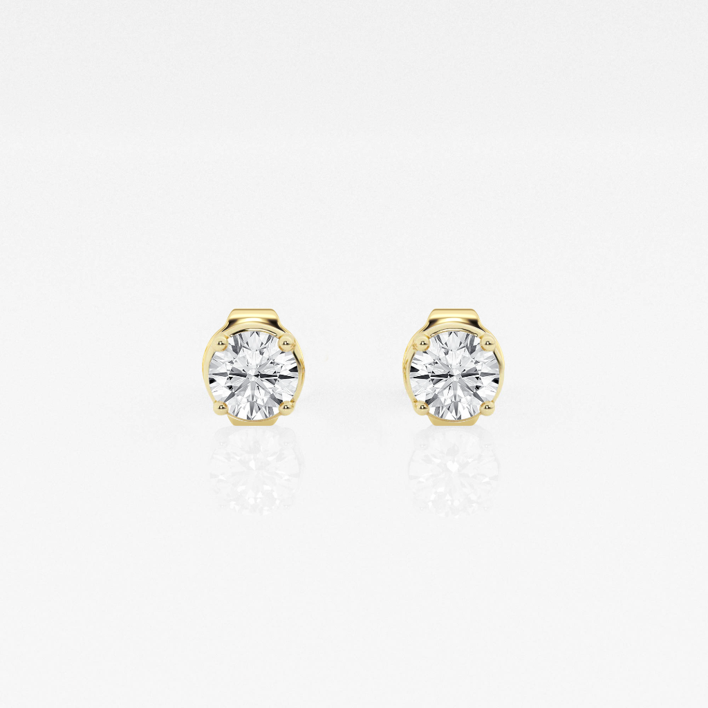 Simple Diamond Earrings