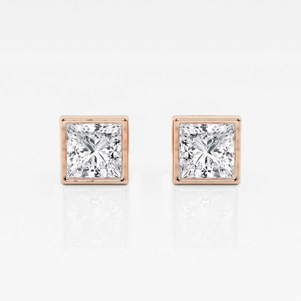 Boxed Diamond Earrings