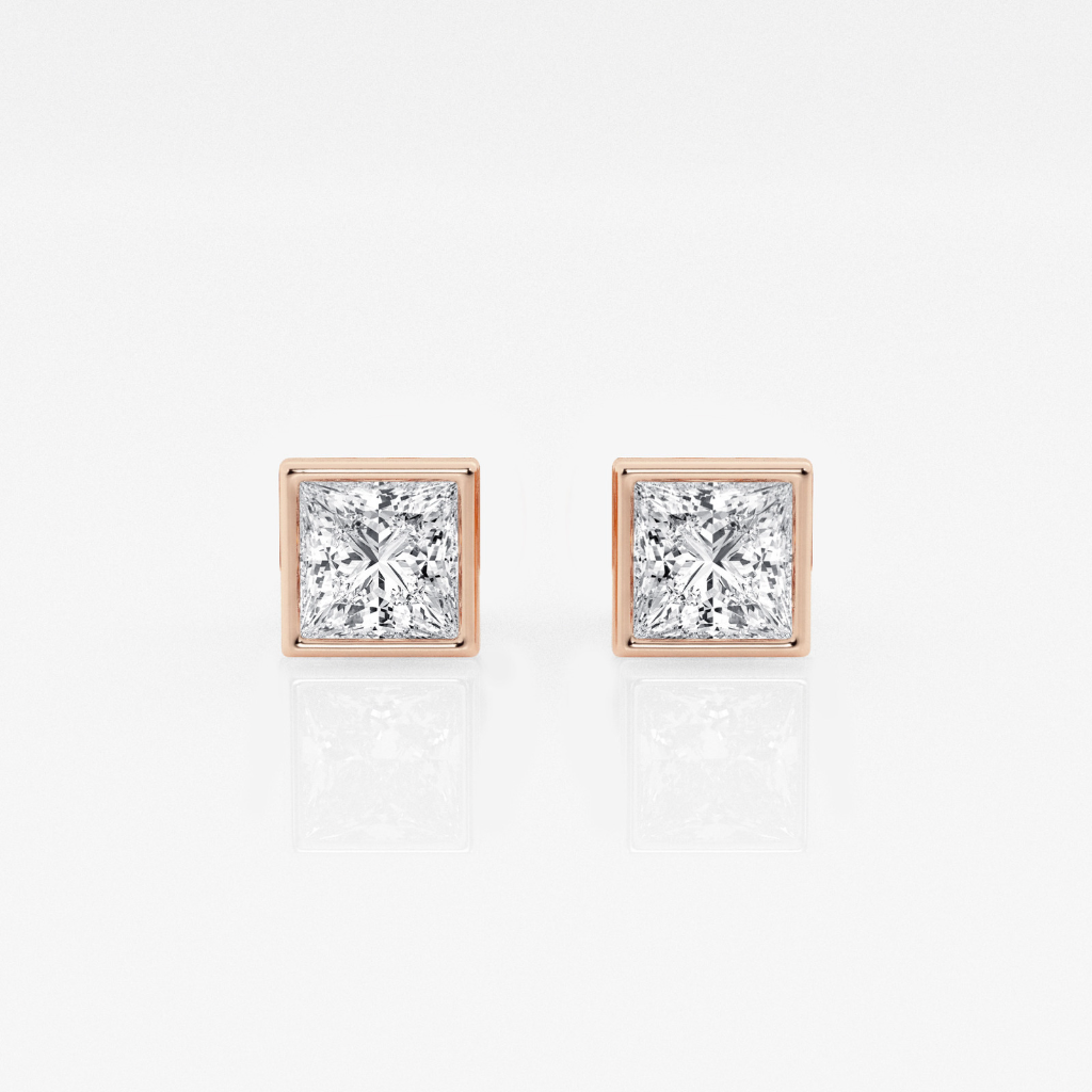 Square Diamond Earrings