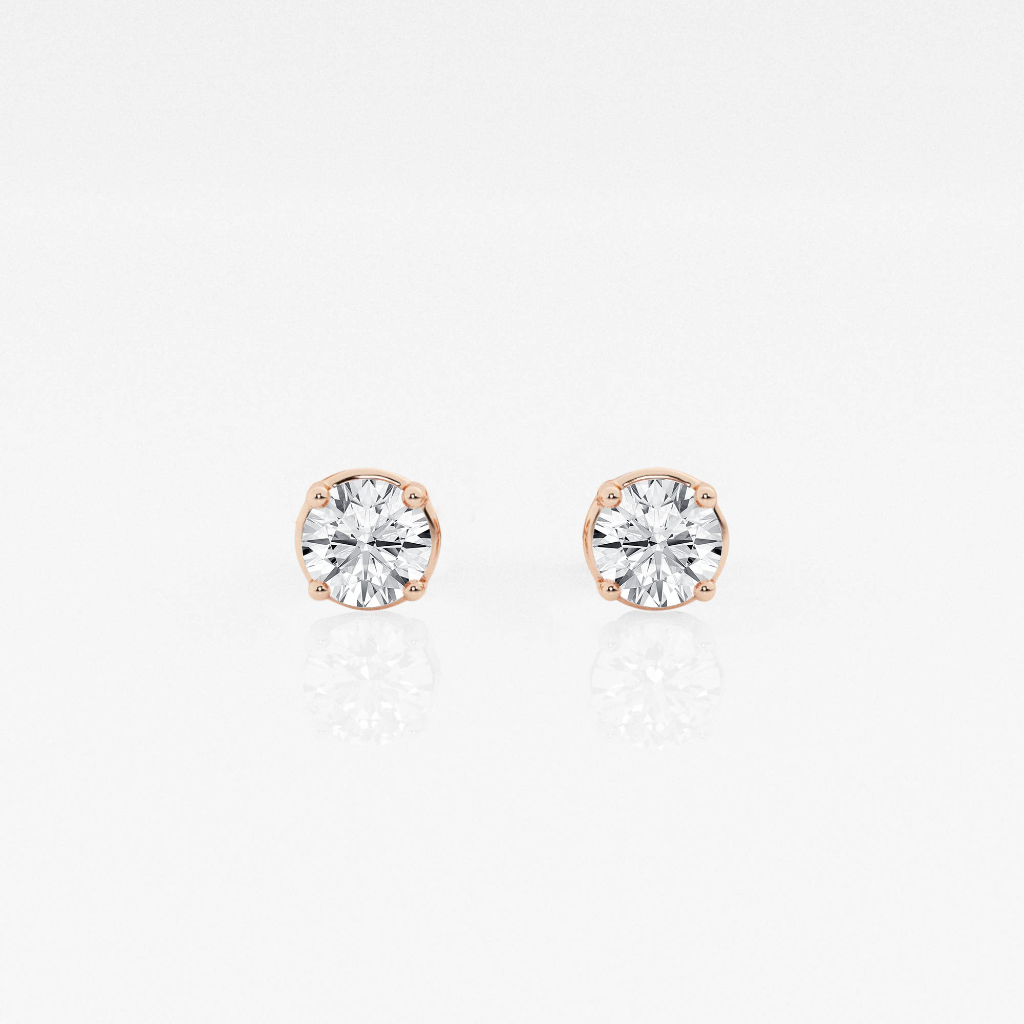 Simple Diamond Earrings