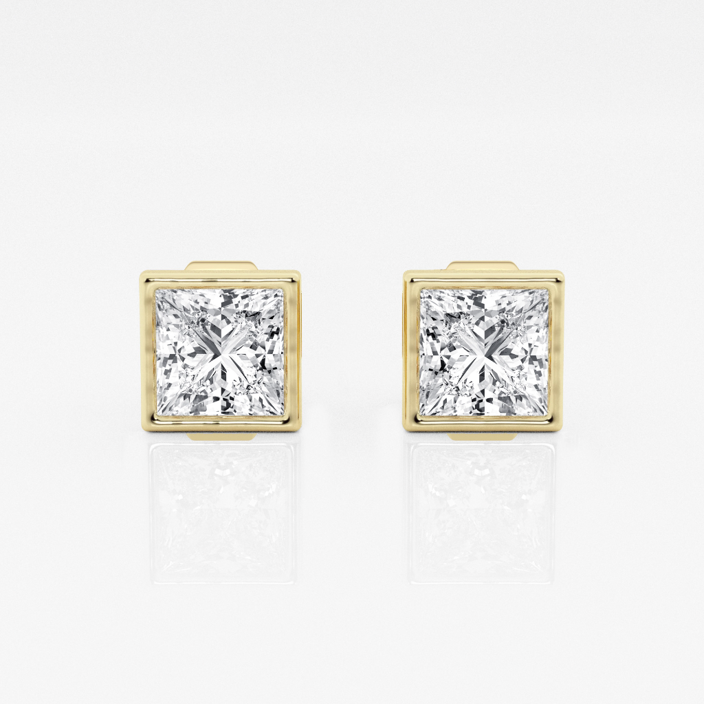 Boxed Diamond Earrings