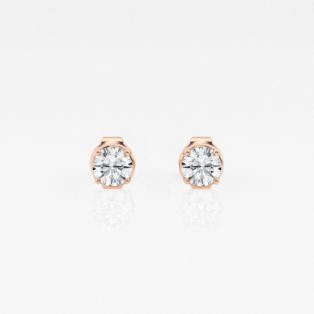 Simple Diamond Earrings