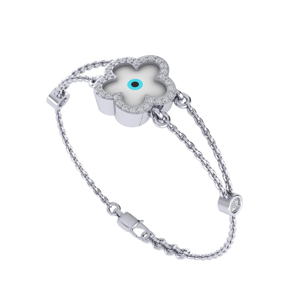 Flower Power Diamond Bracelet