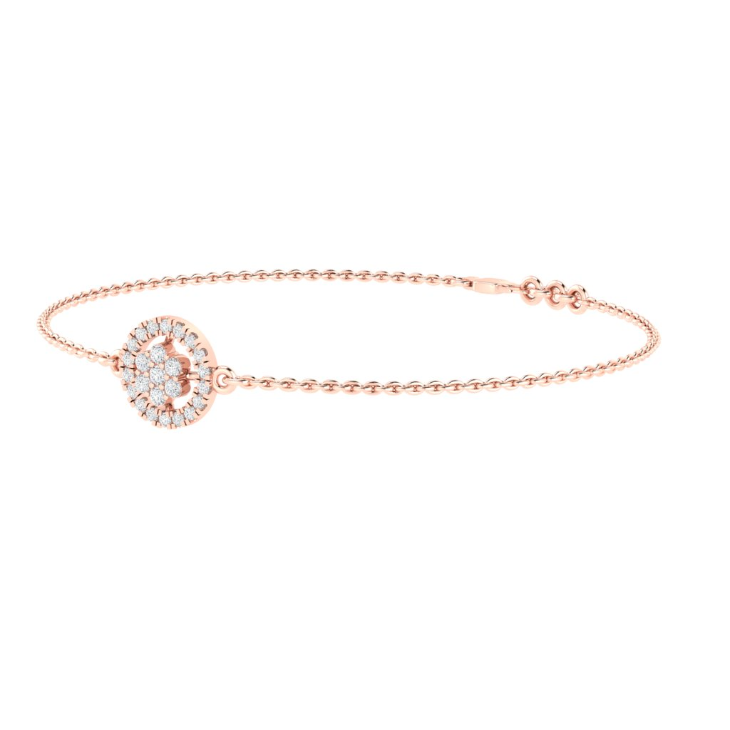 Encircled Diamond Bracelet