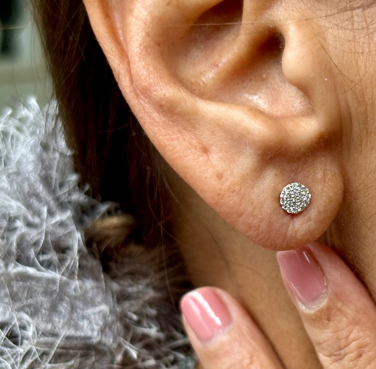 Clustered Lab Grown Diamond Studs