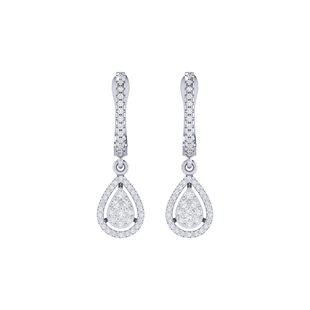 Diamond Drop Earrings