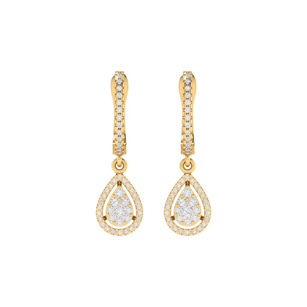 Diamond Drop Earrings