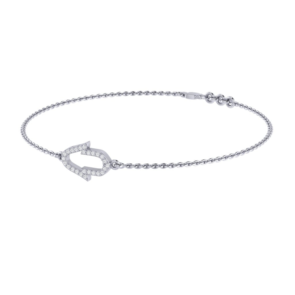 Hamsa Diamond Bracelet