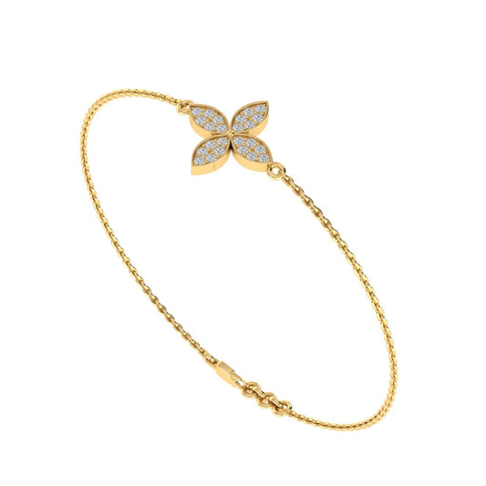 Petal Flower chain Bracelet