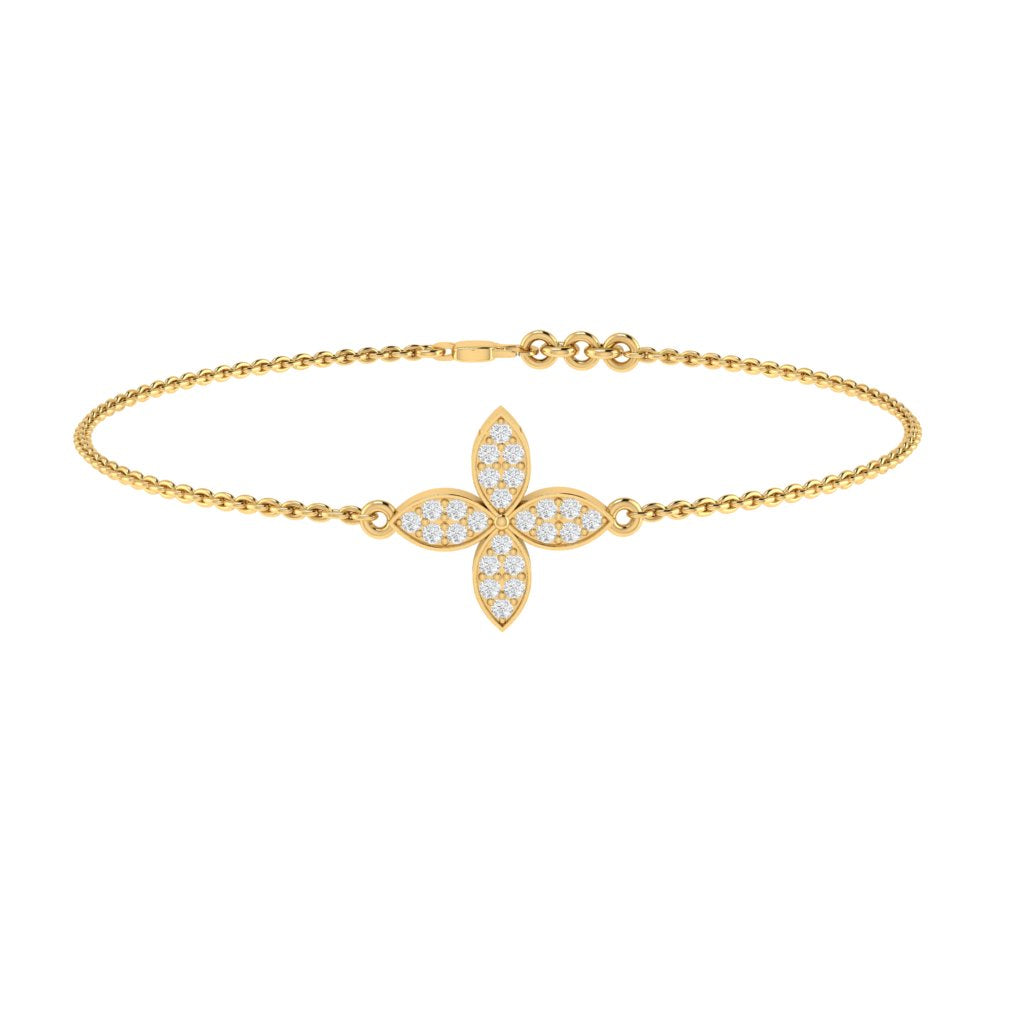 Petal Flower chain Bracelet