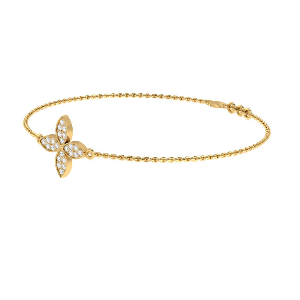 Petal Flower chain Bracelet