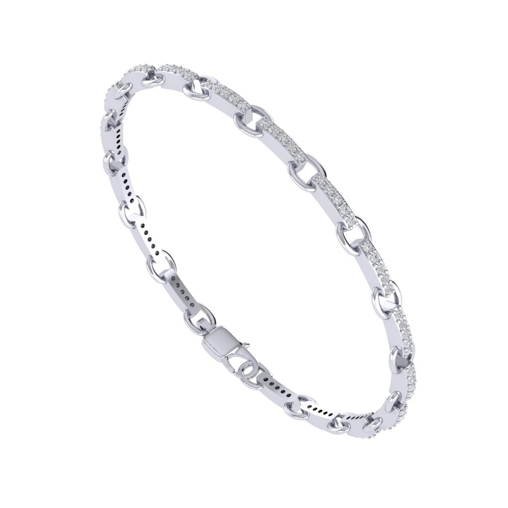 Linked Diamond Bracelet