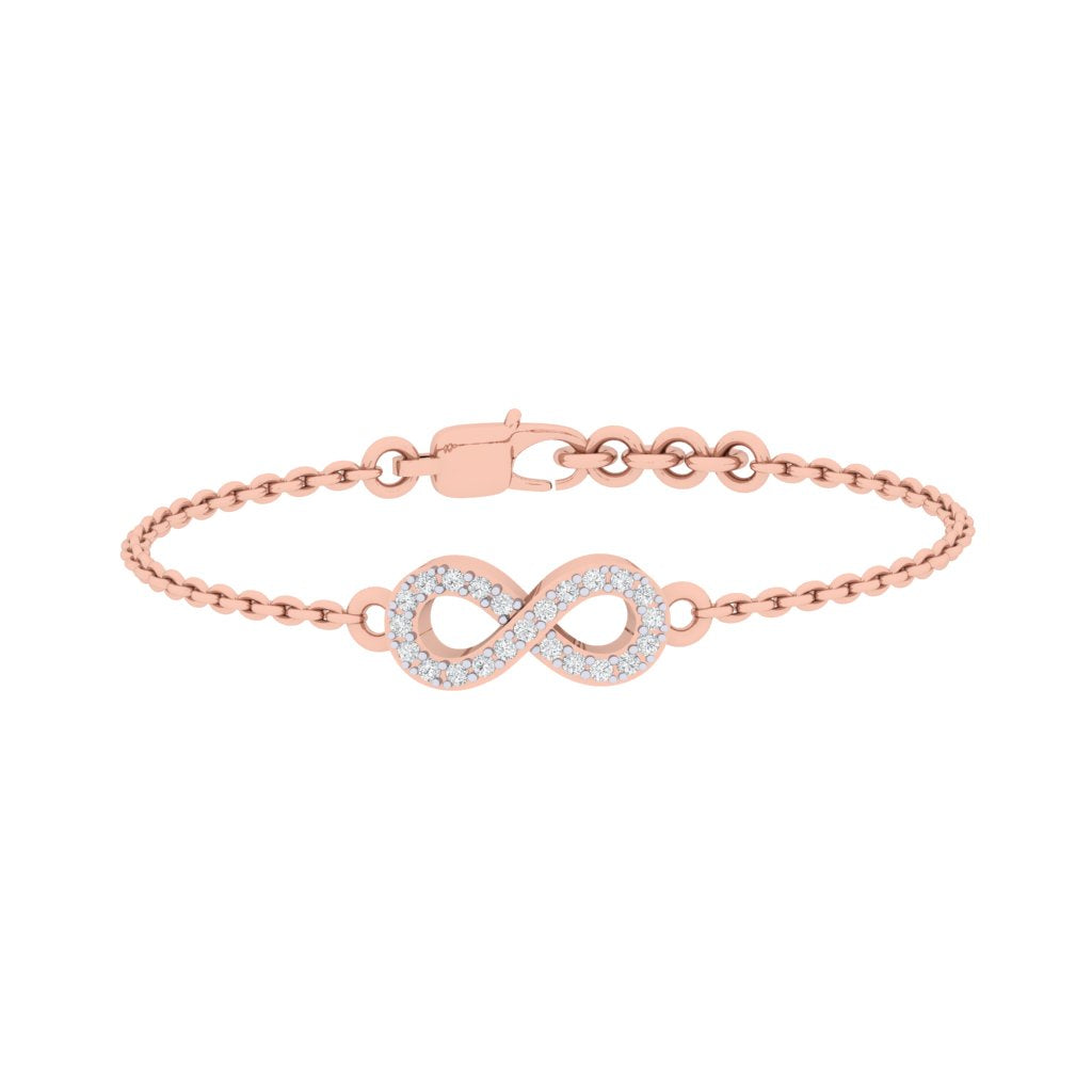 Infinity chain bracelet