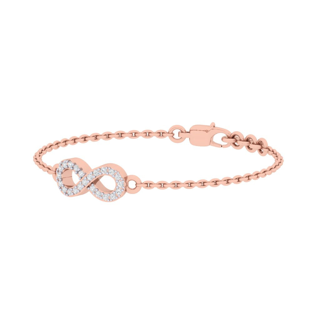 Infinity chain bracelet