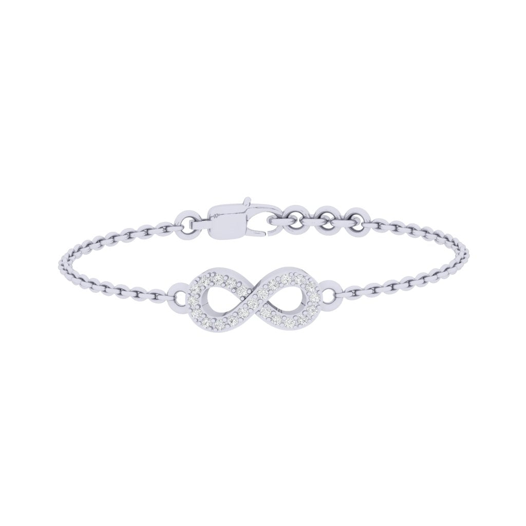 Infinity chain bracelet