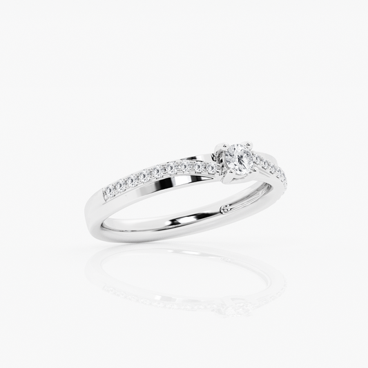 Swirl promise ring