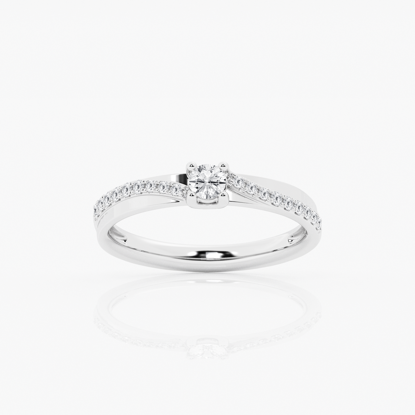 Swirl promise ring