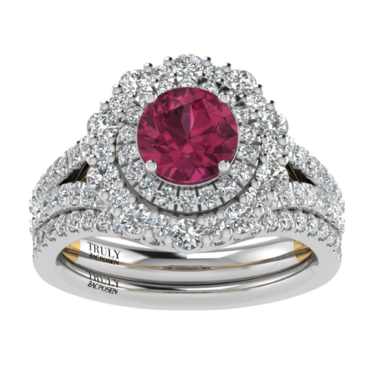 Ruby & Diamond Elegance Ring