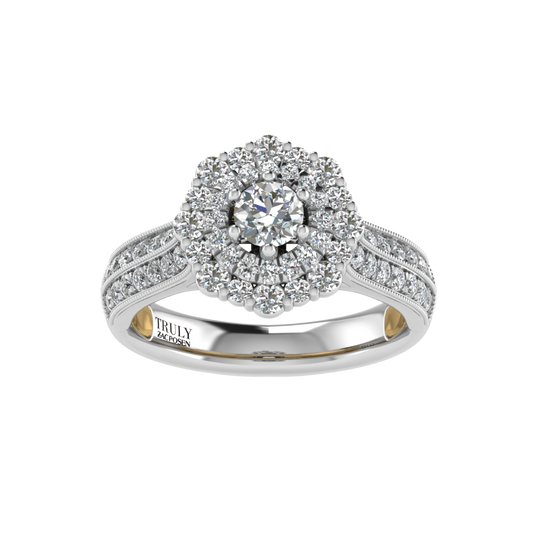 Floral Splendor Diamond Ring