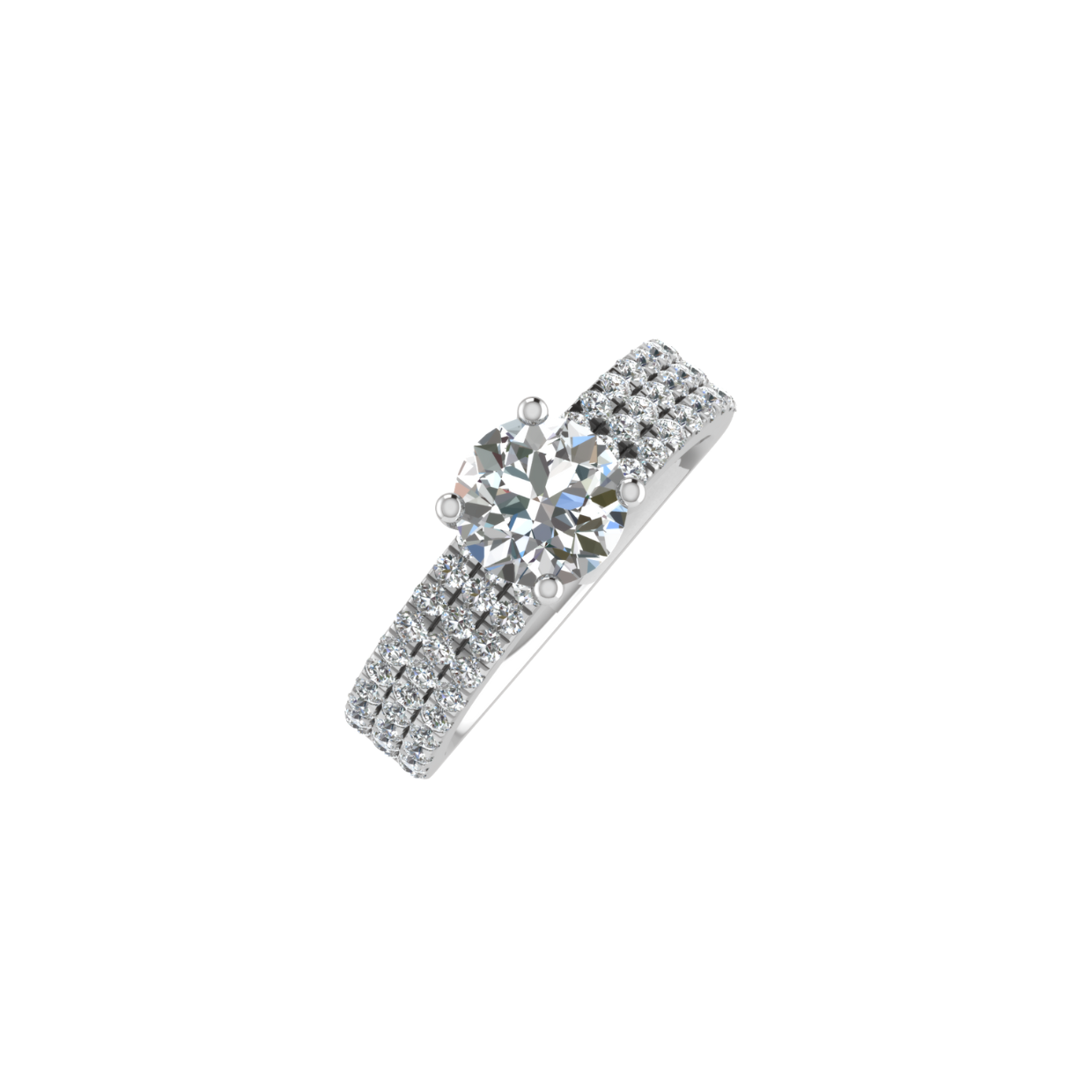 Traditional Diamond Wedding Ring