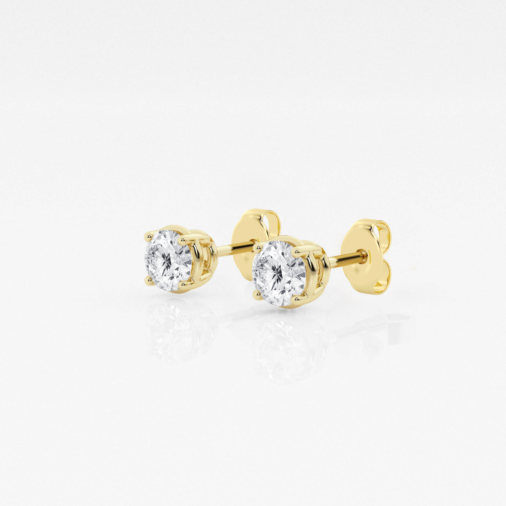 Simple Diamond Earrings