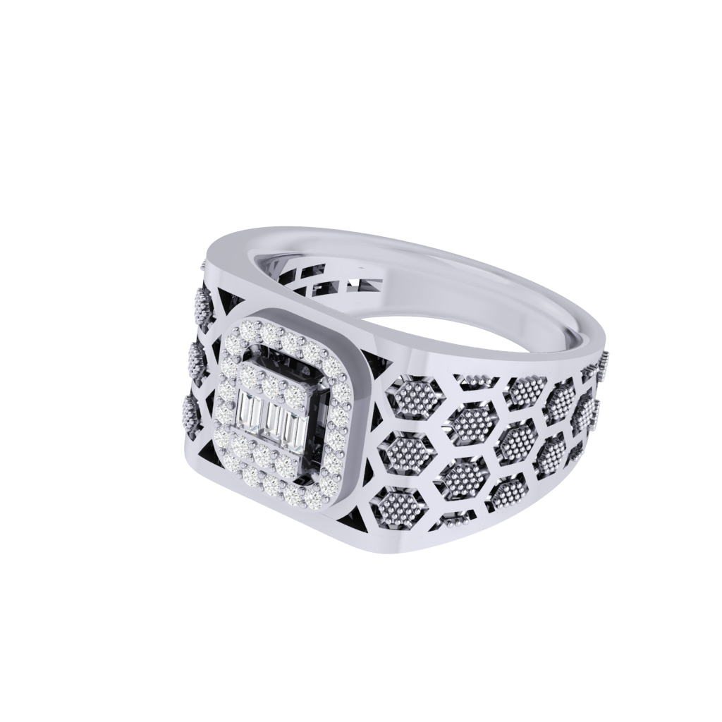 Intricate Diamond Ring