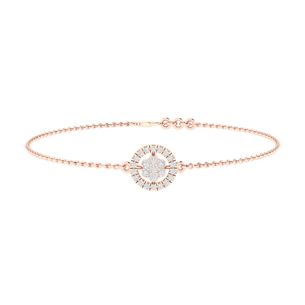 Encircled Diamond Bracelet