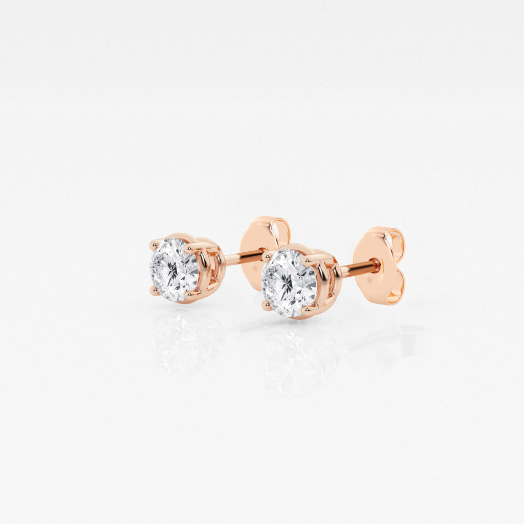 Simple Diamond Earrings