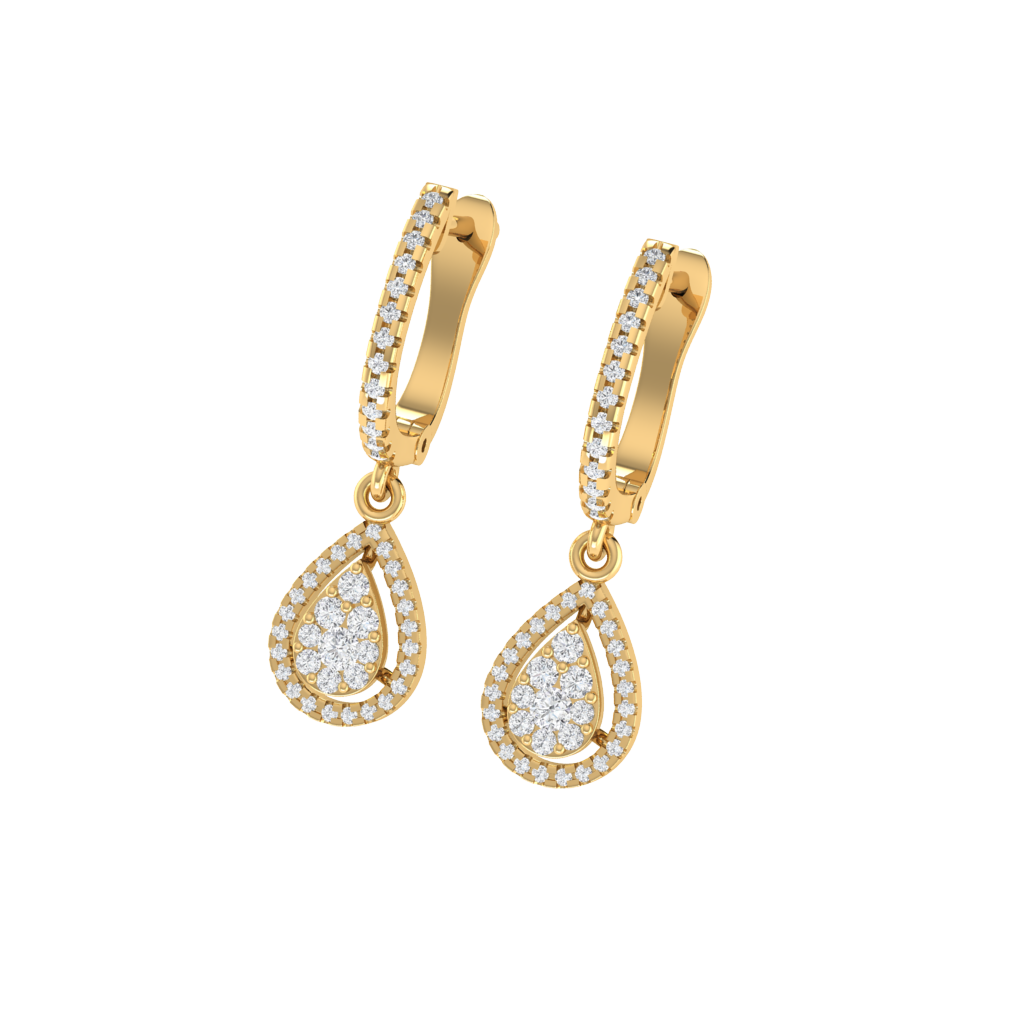 Diamond Drop Earrings