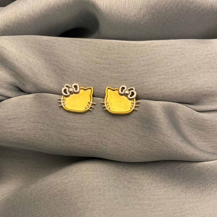 Small Kitty Earrings