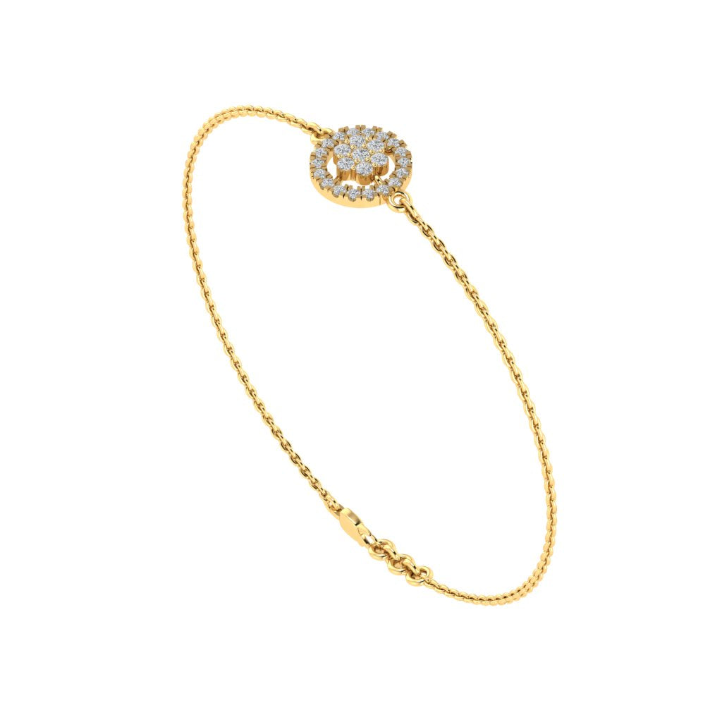 Encircled Diamond Bracelet