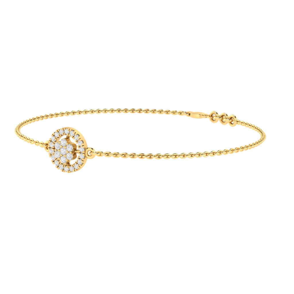 Encircled Diamond Bracelet