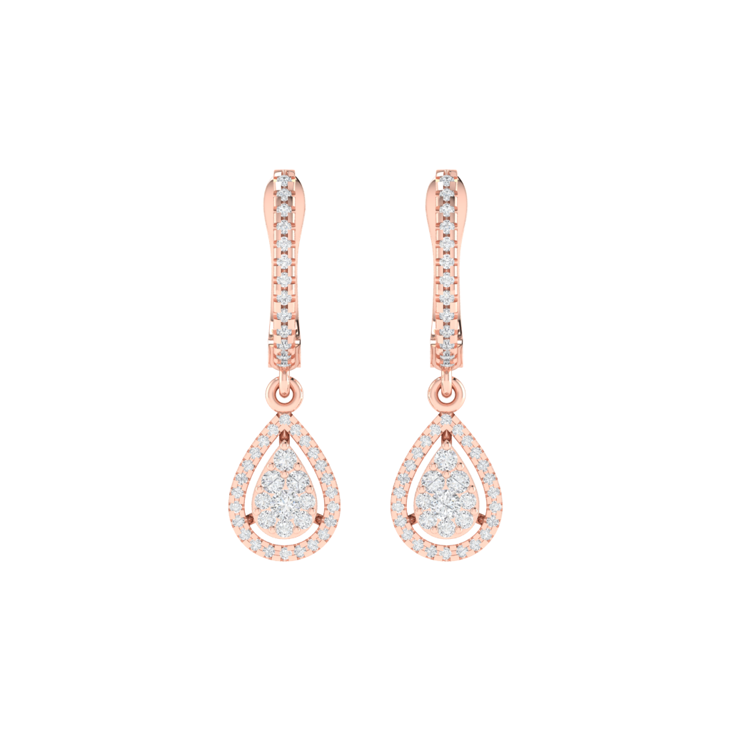 Diamond Drop Earrings