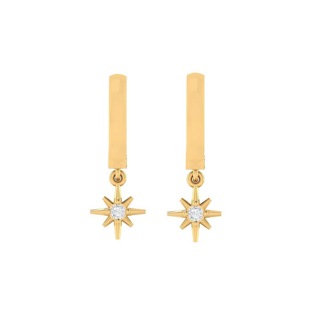 Big Bali with Dangling Star Earrings