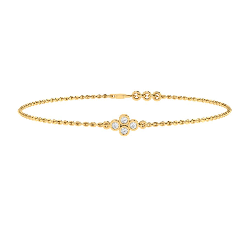 Flower Diamond Bracelet